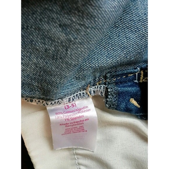 No Boundaries Y2K Jean Overall Small Acidwash Shortalls Retro Fesival Concert - Picture 5 of 5